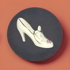 Vintage 1900 Weisley China Miniature High Heels Figurine